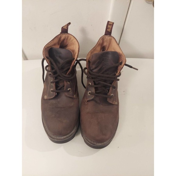 American Eagle Chukka Boots Mens 12 Brown Leather Combat Hiking Work 4000 main image 11